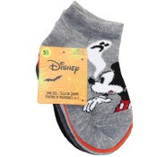 Wholesale - 5pk MICKEY MOUSE BOO! QRT SOCKS SIZE 2T-4T, UPC: 193159212254, PRE-PRICED AT $3.99